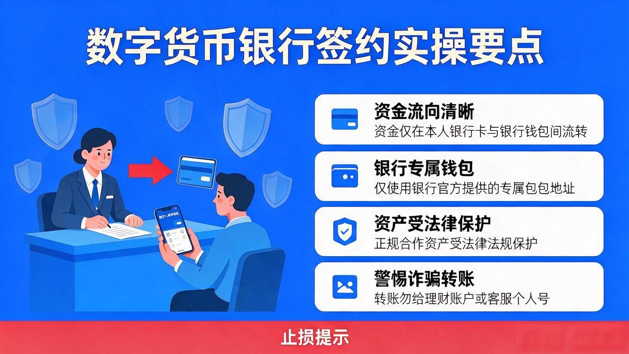 数字货币与银行签约_数字货币合约银行资金托管_非持牌经营风险识别