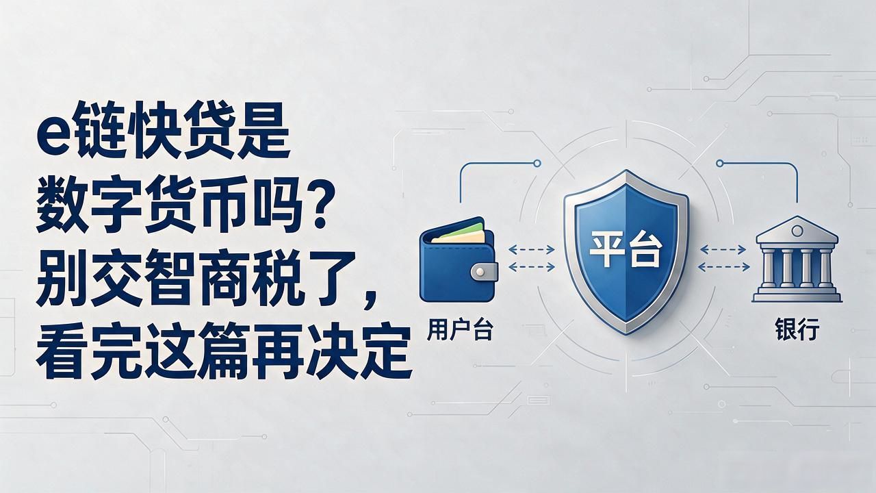e链快贷不是数字货币_e链快贷是数字货币_如何辨别e链快贷是否涉及数字货币